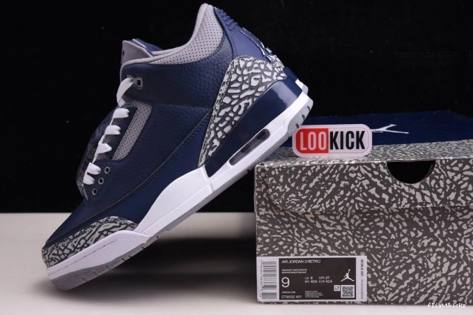 3 JORDAN NAVYCT8532-401 MIDNIGHT AIR 1031